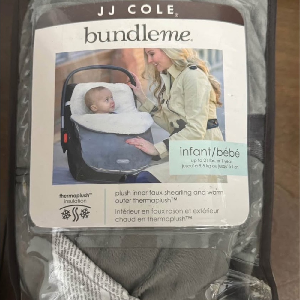 JJ Cole Bundleme Infant Cover in Gray